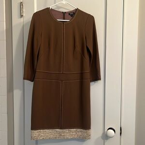 Worth New York brown shift dress, size 0